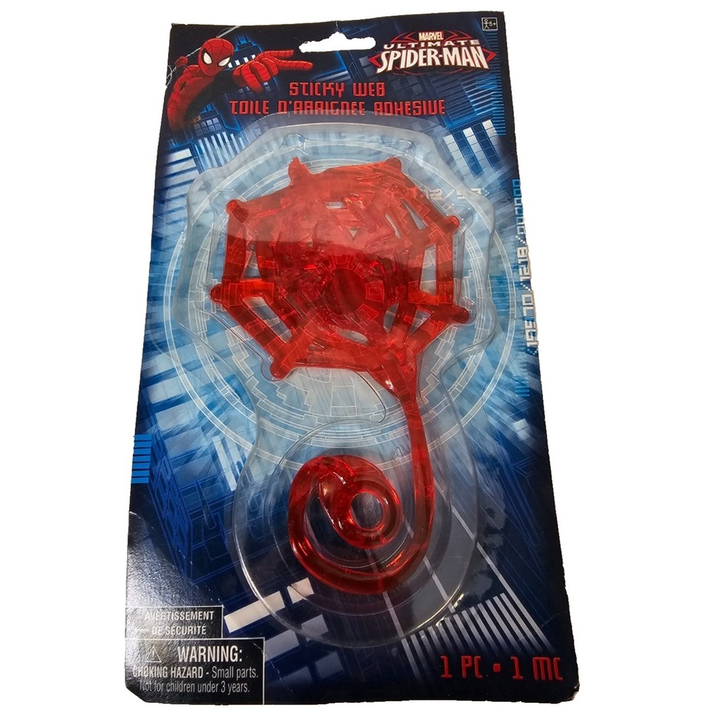 New in package Marvel Ultimate Spider-man cling sticky web toy